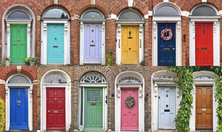 Twelve colourful Georgian doors in Dublin