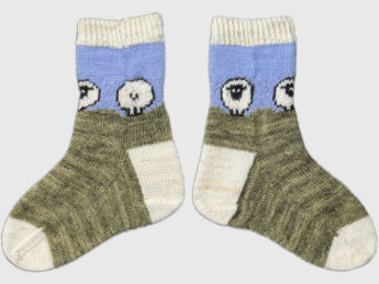 Sheep Socks Knitting Pattern