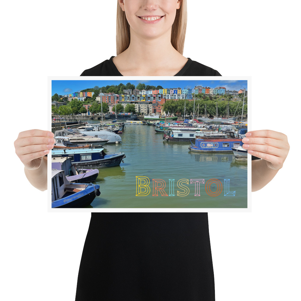 Bristol Harbour – Fine Art Print (18 × 12 Inches) - Image 2