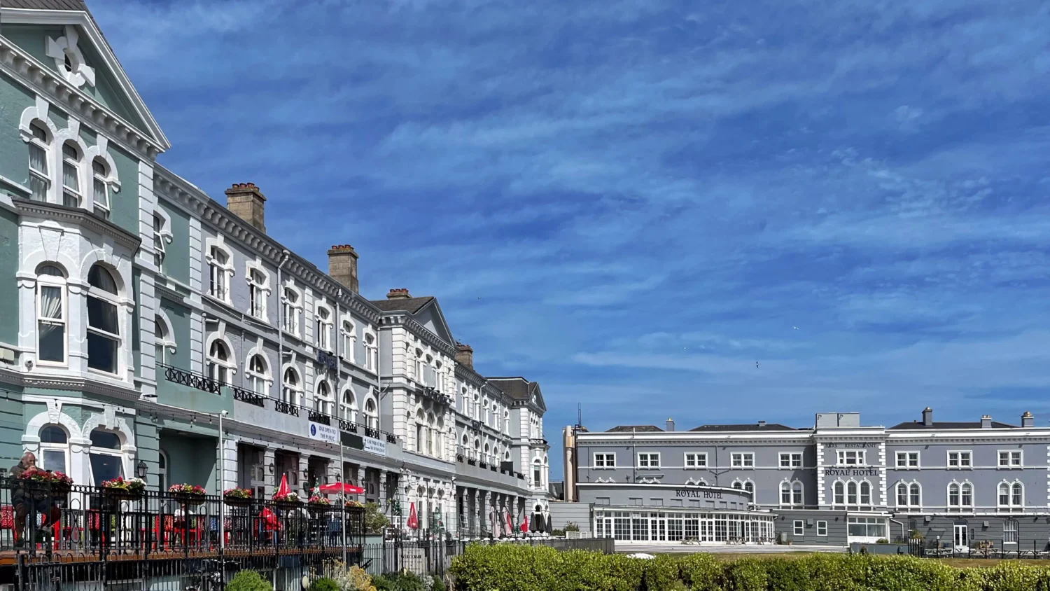 The seafront promenade at Weston-super-Mare