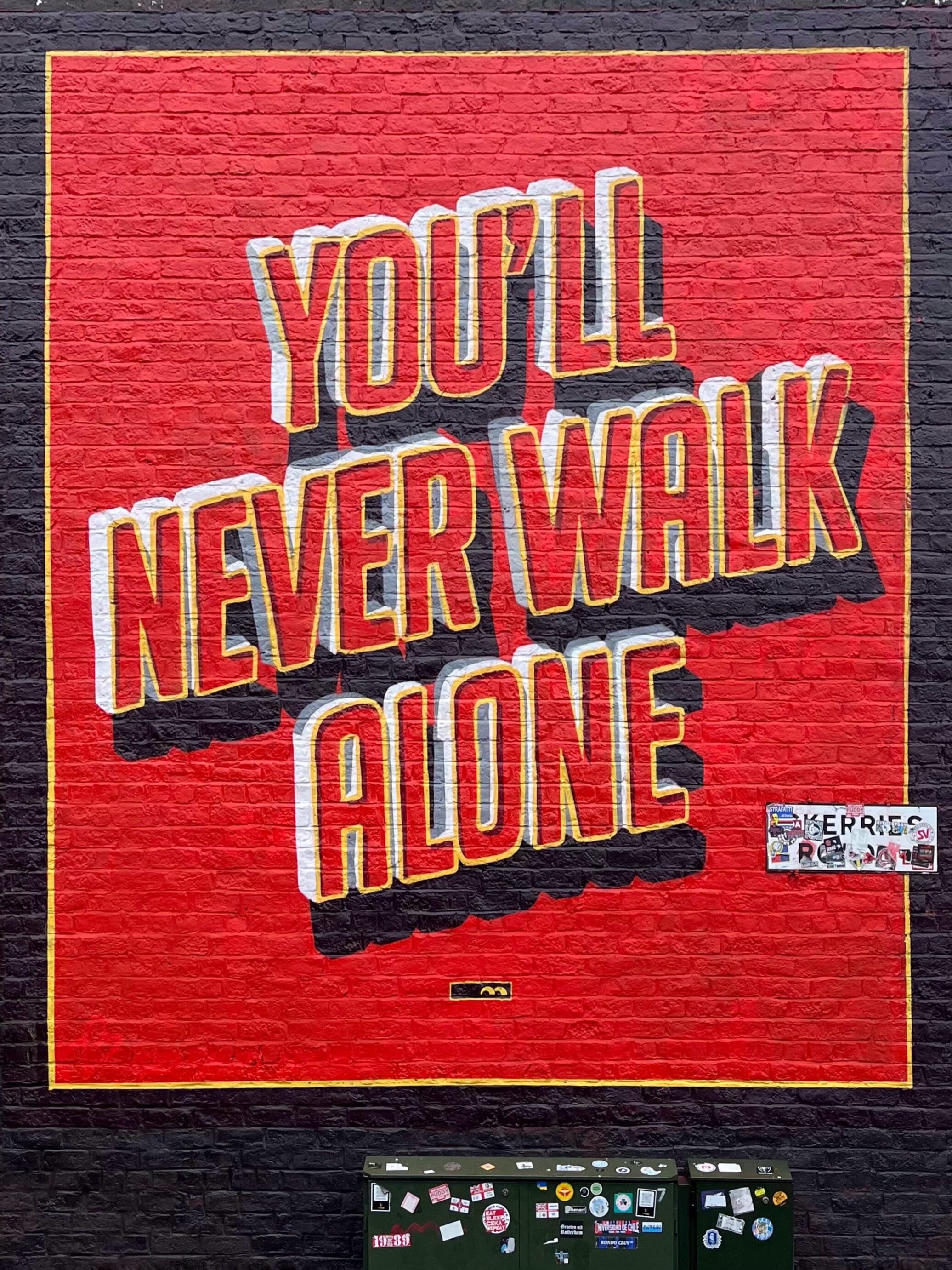 You'll Never Walk Alone mural on Skerries Road, Liverpool